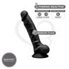 Dildo Negro Premium Real Skin Model 1 con ventosa de 18 centimetros